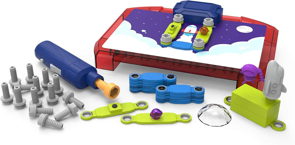 Juego Circuitos Espaciales Con Taladro  Para Niños