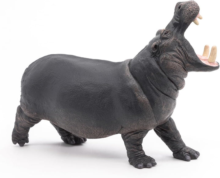 Figura Coleccionable Hipopótamo Pintada A Mano