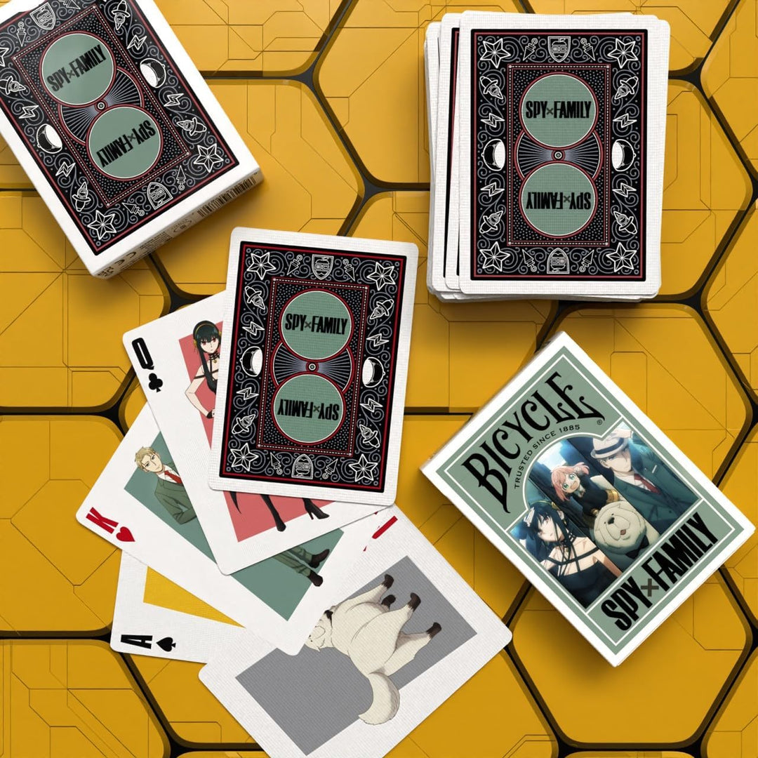 Cartas Bycycle Diseño Spy X Family Para Adultos