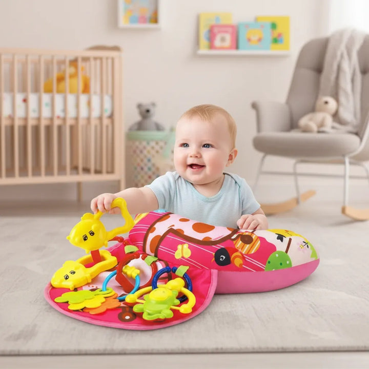 Almohada De Estimulación Tummy Time Jirafa