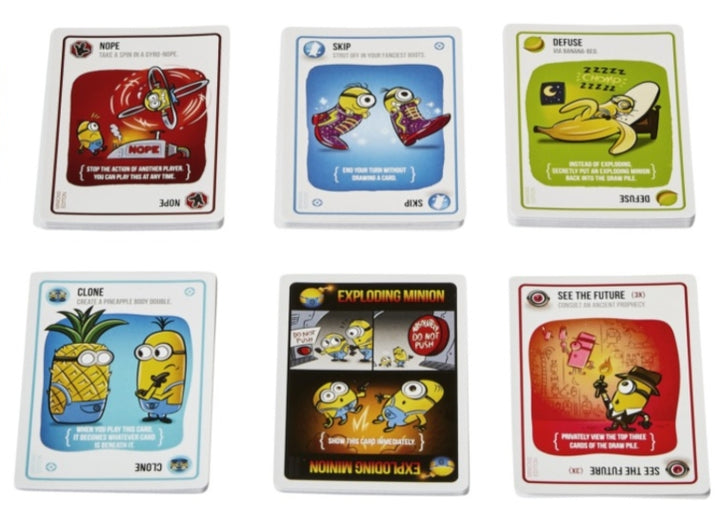 Juego De Mesa Cartas Explosivas Minions para Familia