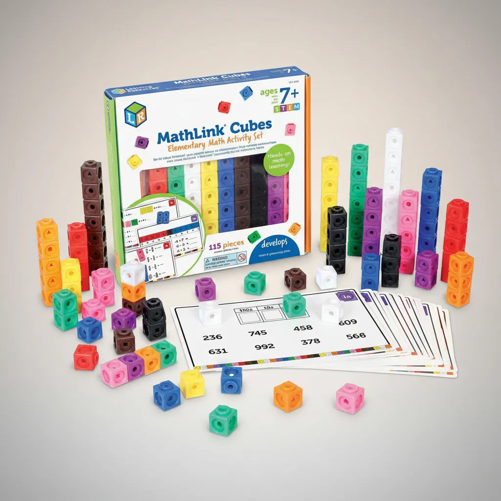 Juego Matemático Cubos de Construcción Para Niños