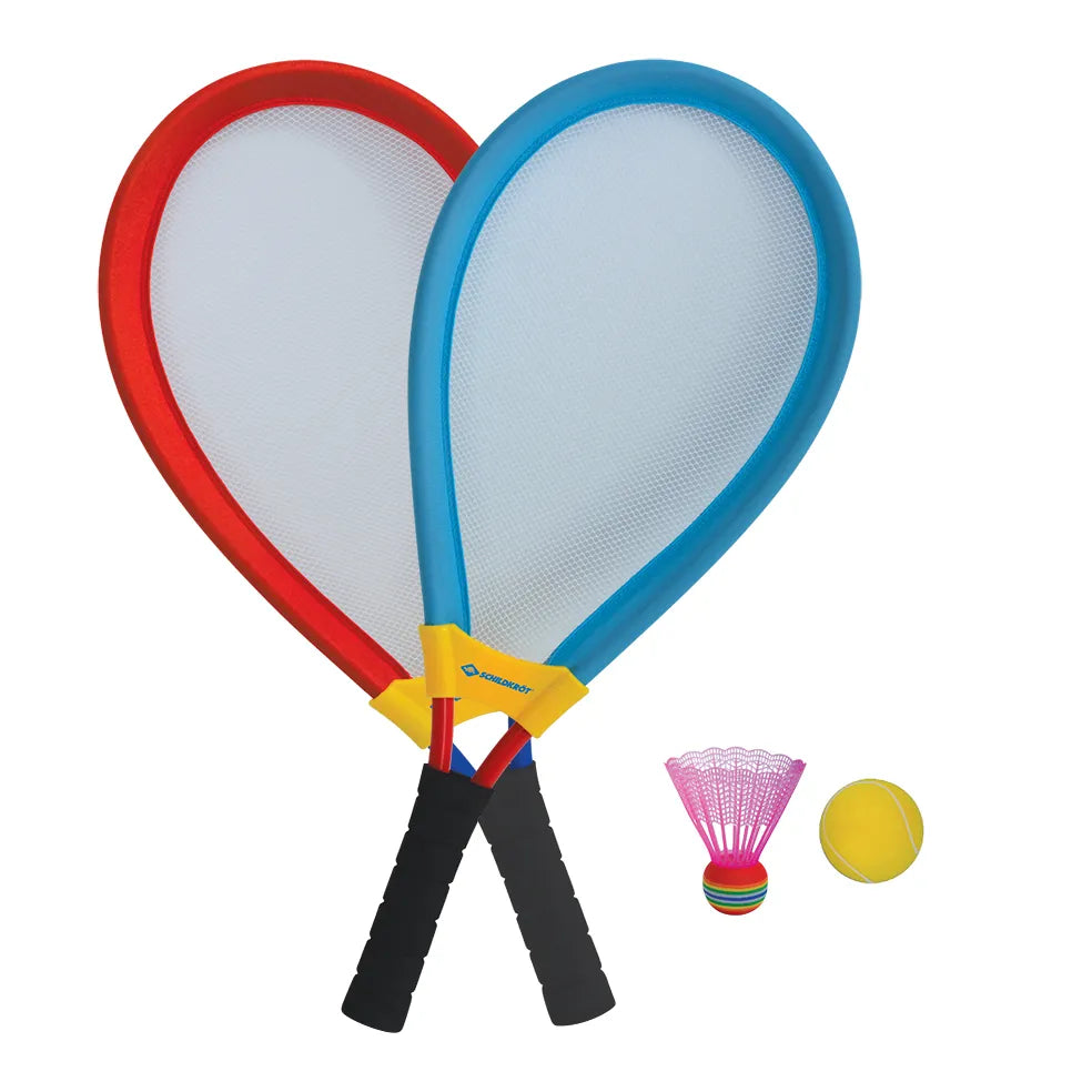 Set De Raquetas Grande De Tenis Y Bádminton