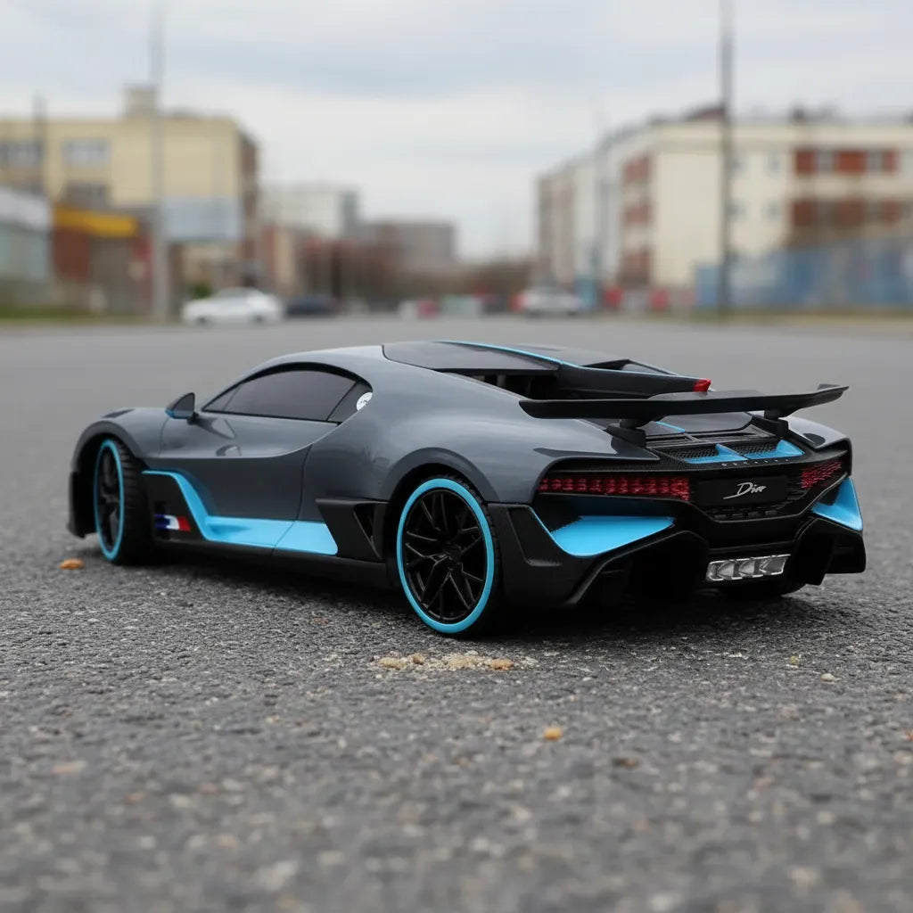 Carro a Escala Bugatti Divo luces y sonido