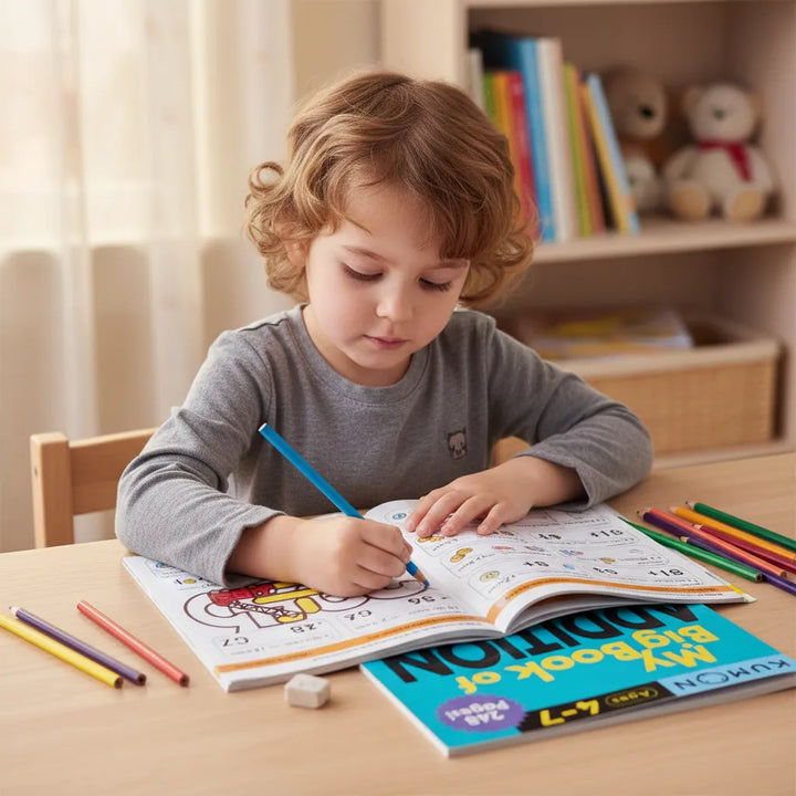 Libro Kumon Gran Libro De Sumas En Ingles Para Niños
