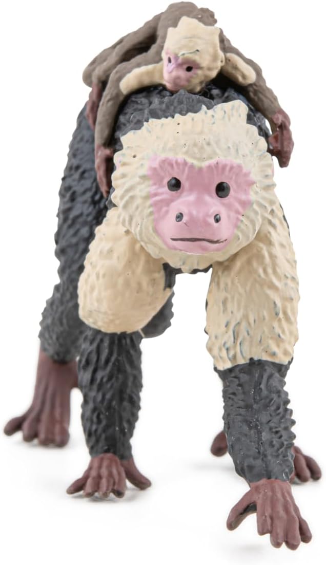 Figura Mono Capuchino Pintada A Mano papo