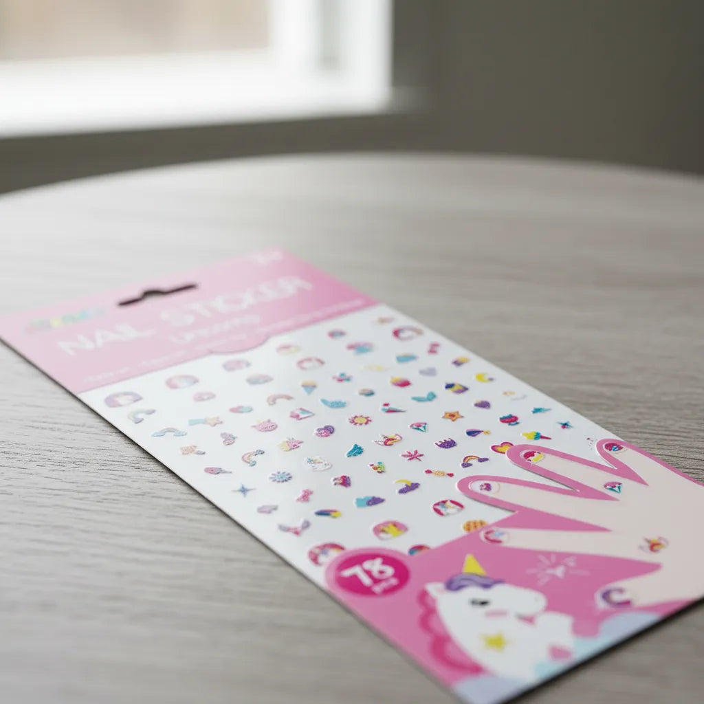 Set De Arte De Stickers Para Uñas Unicornios