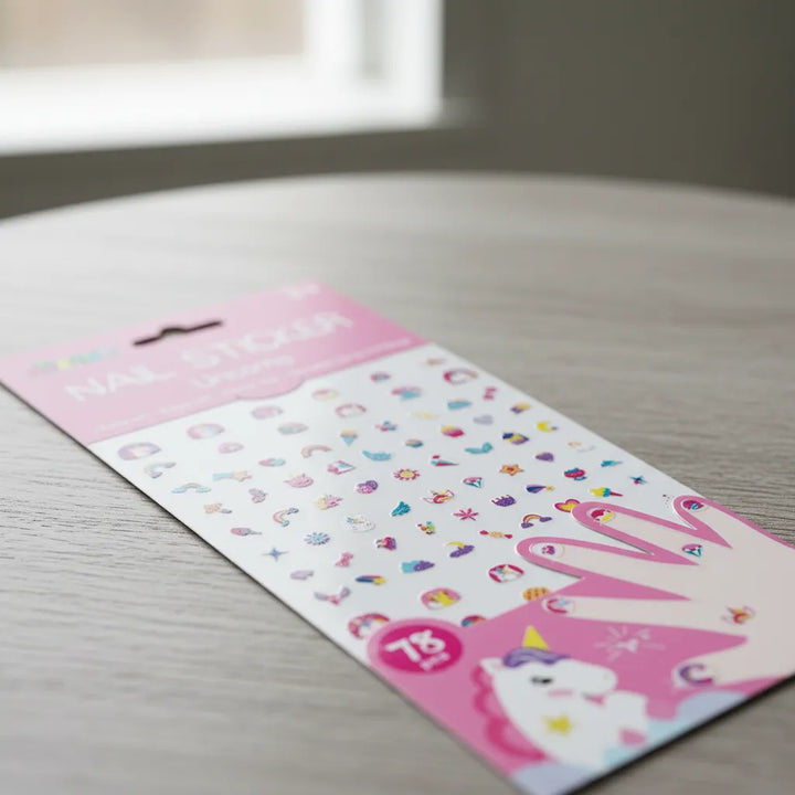 Set De Arte De Stickers Para Uñas Unicornios