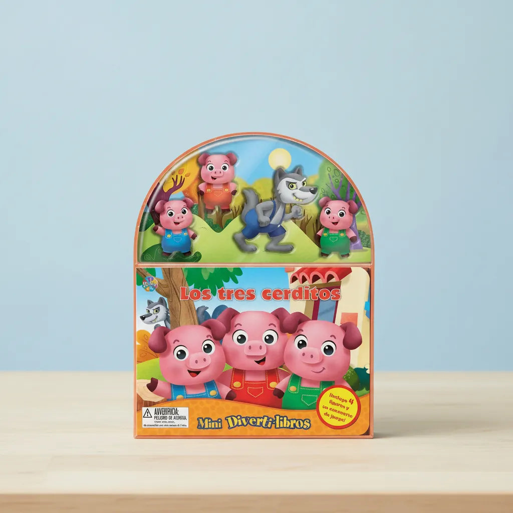 Libro y Juego 2 En 1 Los Tres Cerditos