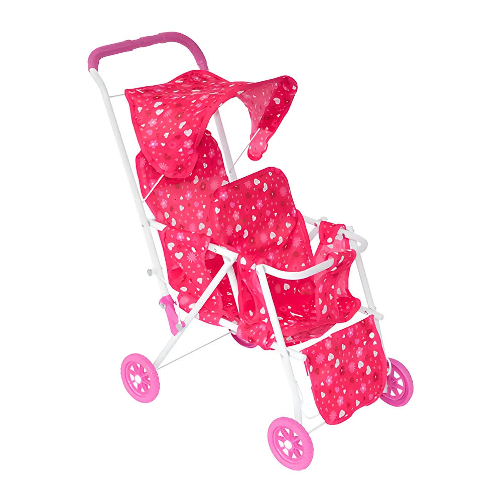 Juguete Coche Doble De Muñeca Plegable Para Niñas