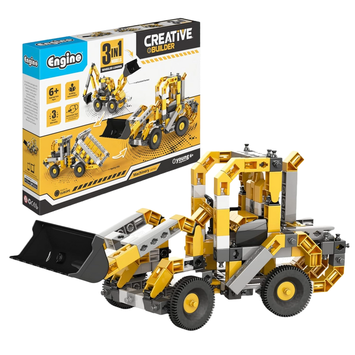 Set De Construcción Maquinas 3 En 1