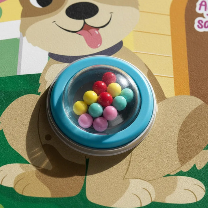 Libro Didáctico Mascotas Con Sonajero Para Niños