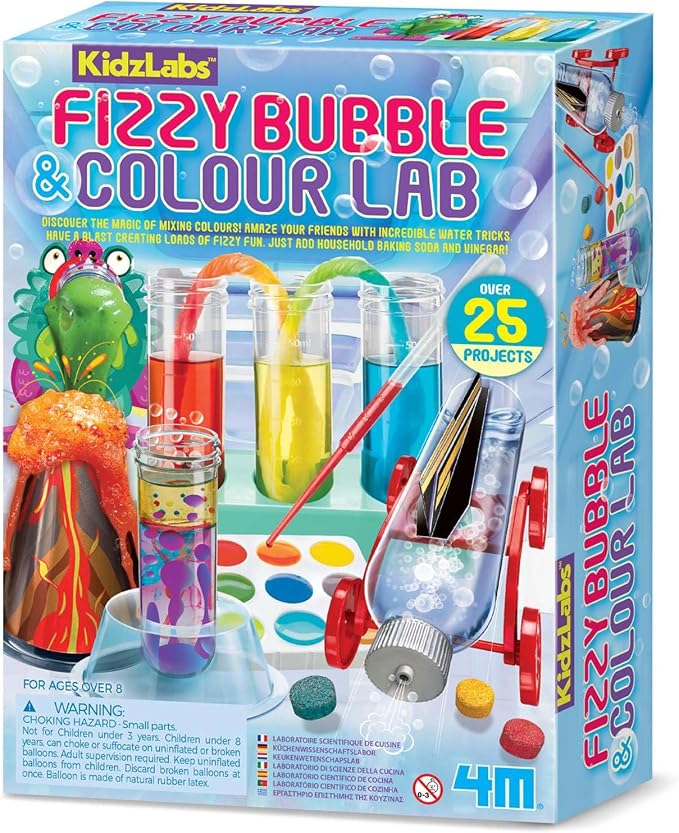 Juego Laboratorio De Burbujas Y Colores Efervescente Niños
