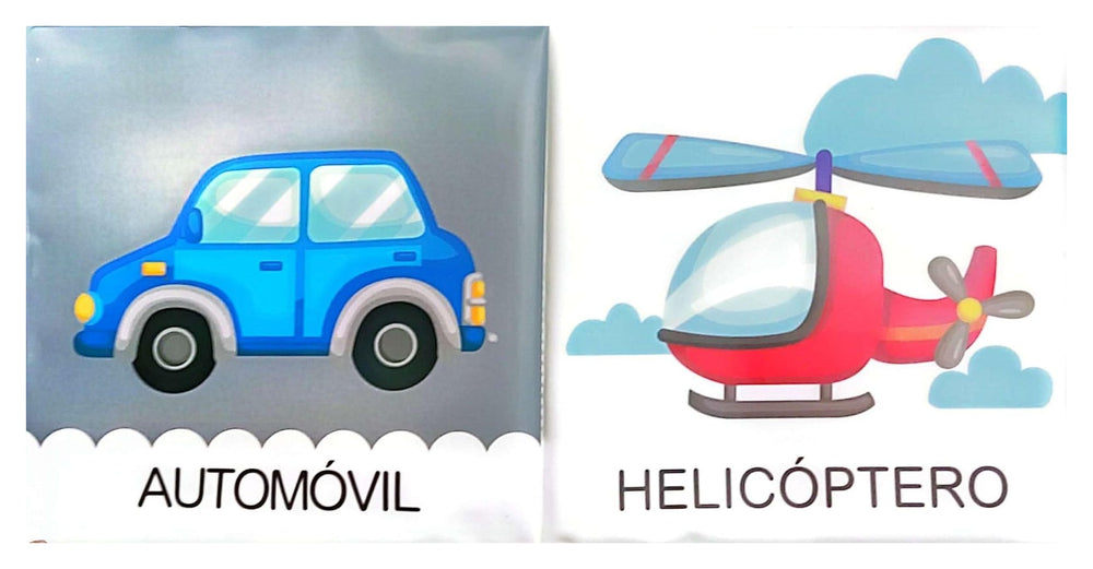 Libro Infantil para el Baño Transportes Para Niños