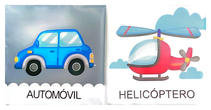 Libro Infantil para el Baño Transportes Para Niños