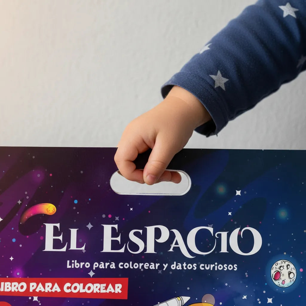 Libro Para Colorear Con Sticker El Espacio Para Niños