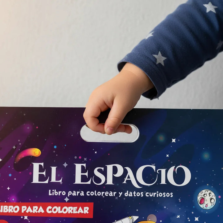 Libro Para Colorear Con Sticker El Espacio Para Niños