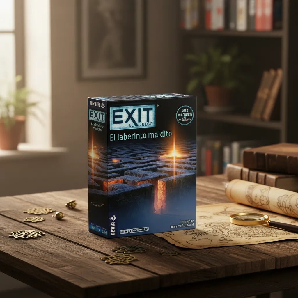 Juego De Mesa Exit El Laberinto Maldito Niños Adultos