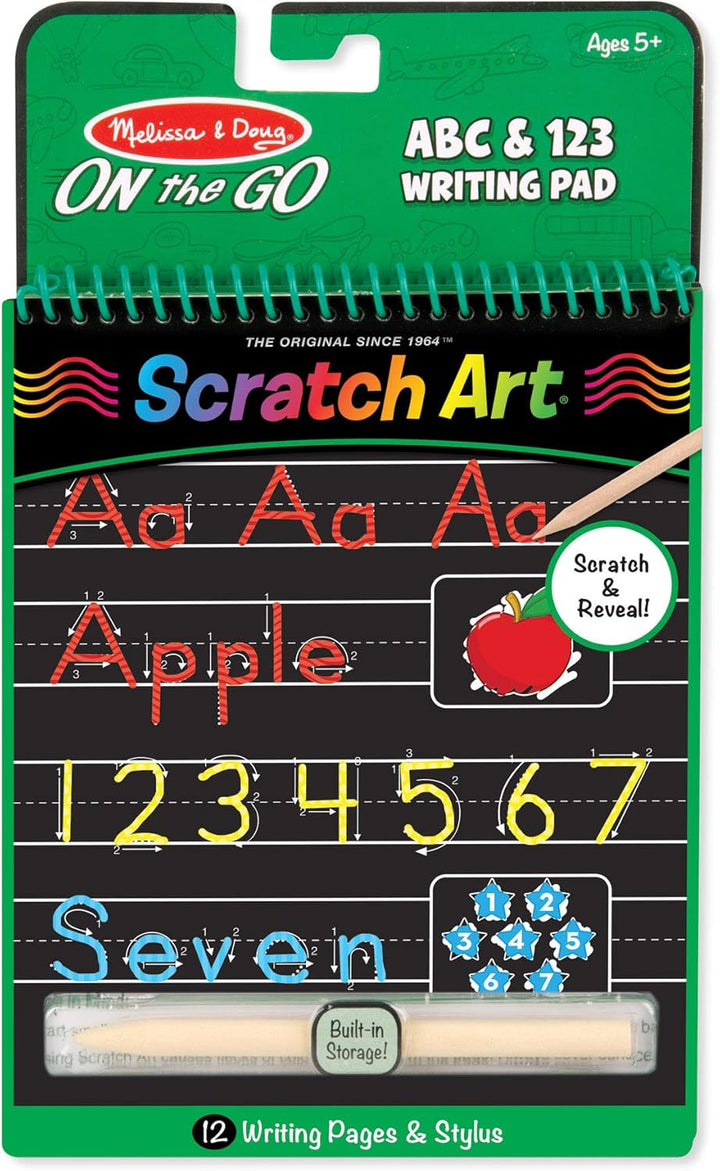 Libro De Actividades Scratch  Abc Y 123 Para Niños