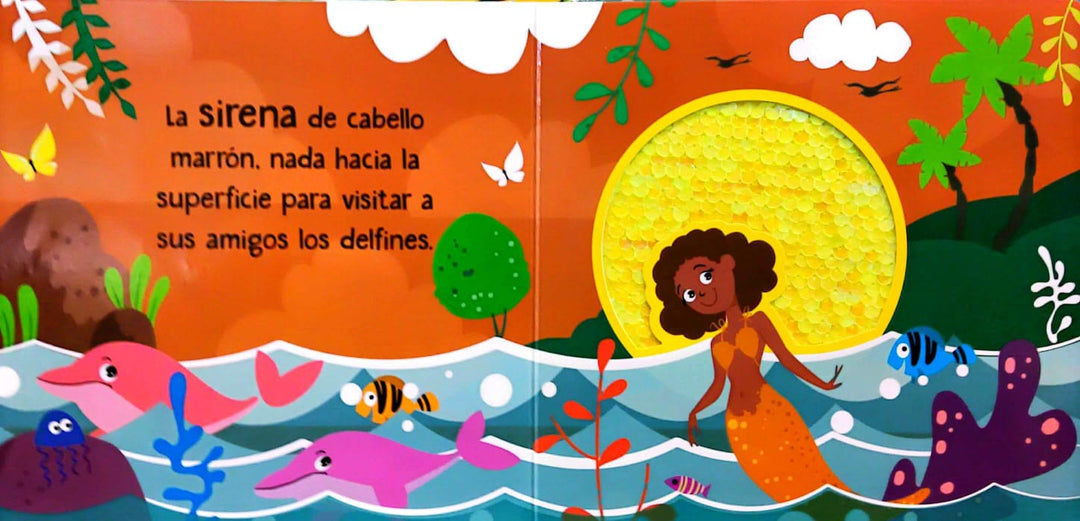 Libro Interactivo Sirenas Sensorial Niños