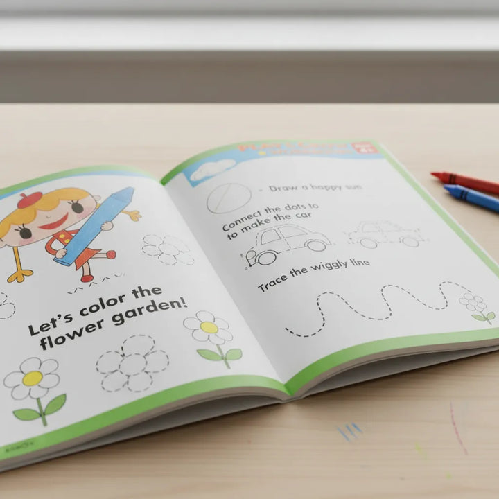 Libro Kumon Play and grow coloring and drawing Para Niños