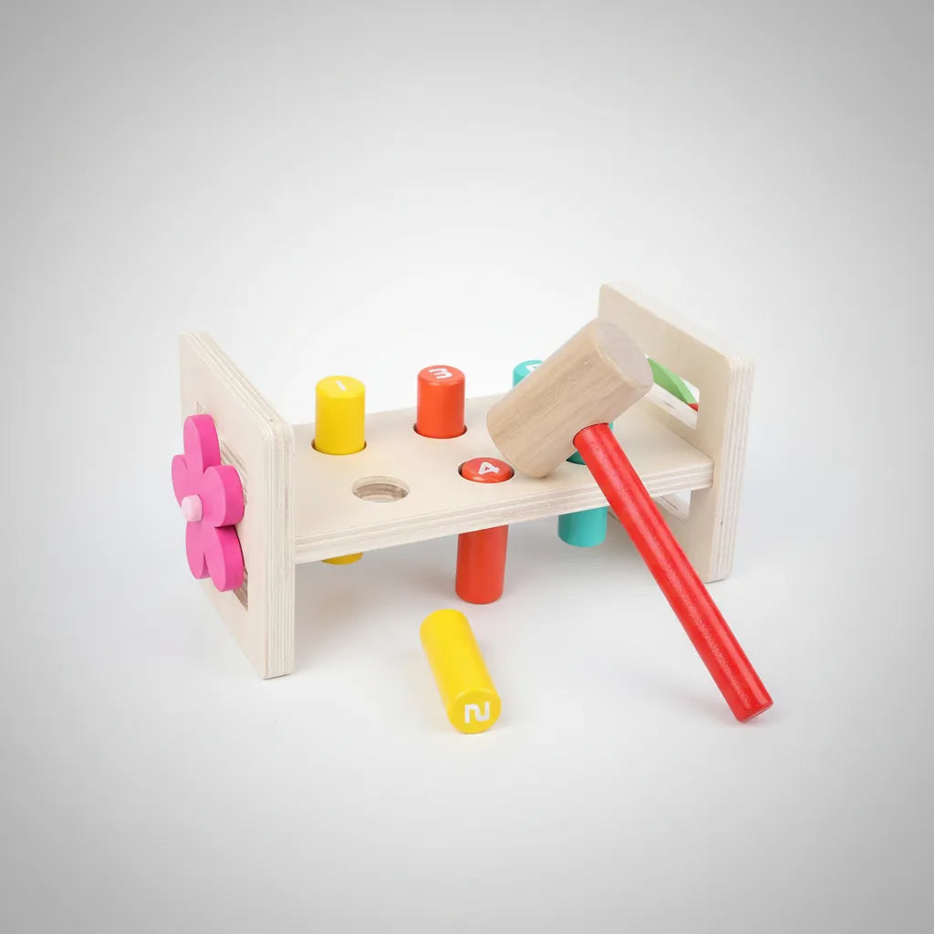 Juego Didactico Banquito Para Martillar
