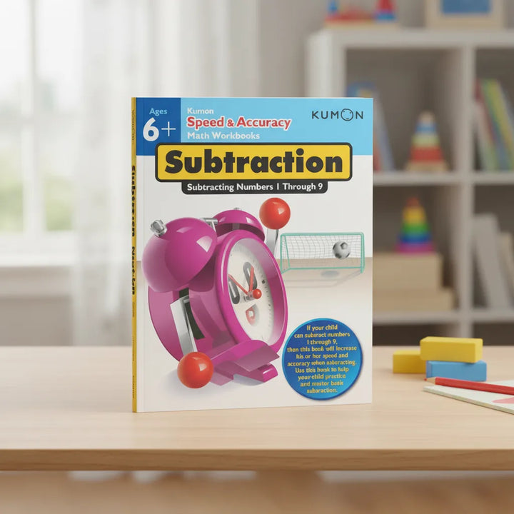 Libro Didáctico kumon Subtration para Niños
