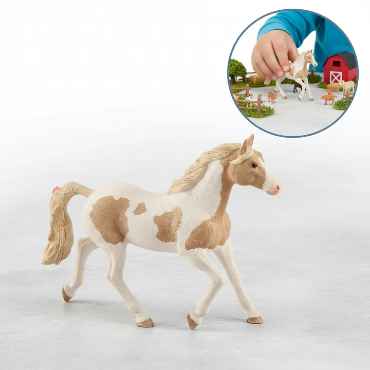 Figura Coleccionable Caballo Paint Pintada A Mano