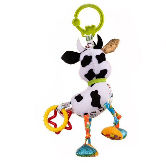 Juguete Bebe Peluche Vaca Sensorial Mordedor
