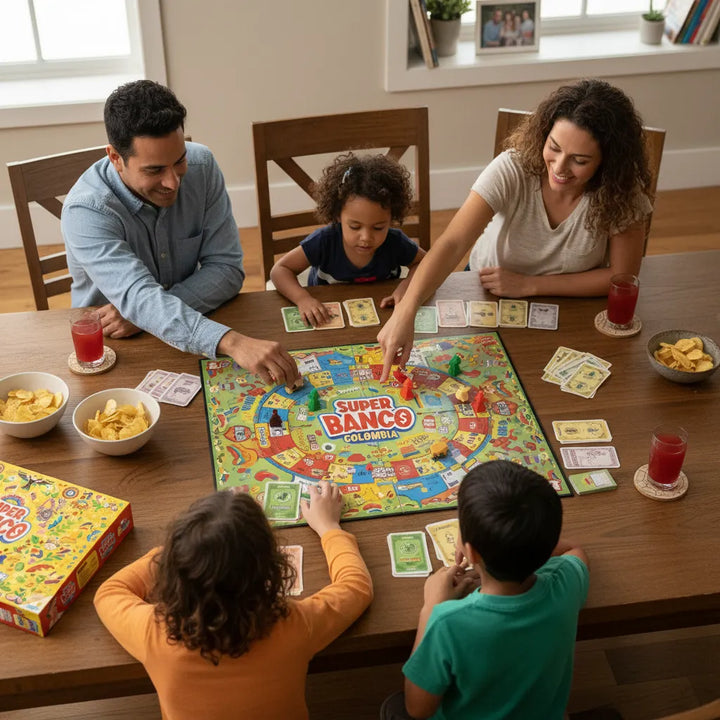 Juego De Mesa Super Banco Colombia Niños