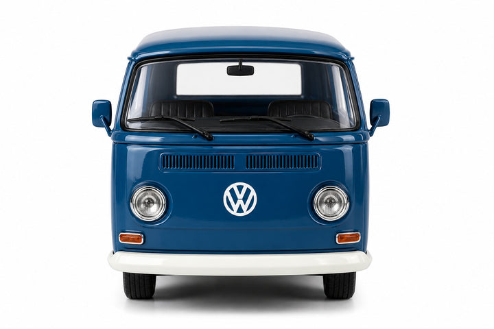 Carro A Escala 1:36 Volkswagen Type 2 Panel Van 1971 Azul