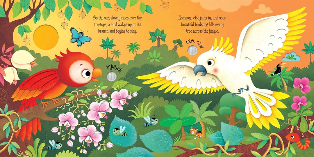 Libro Didáctico De Sonidos Jungla Interactivo Para Niños