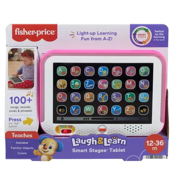 Juguete Tablet Aprendizaje Crece Conmigo Rosa Niños