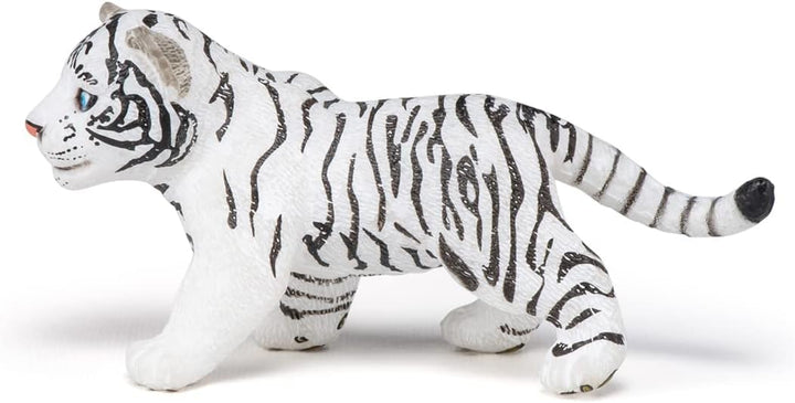 Figura Coleccionable Tigre Blanco Pintada A Mano