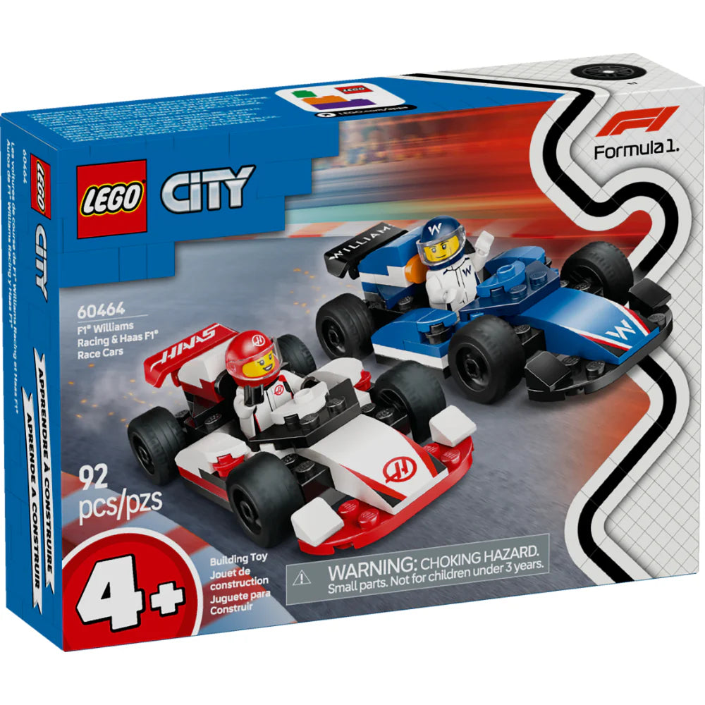 Juego Lego 92 Piezas Coches De F1 Para Niños