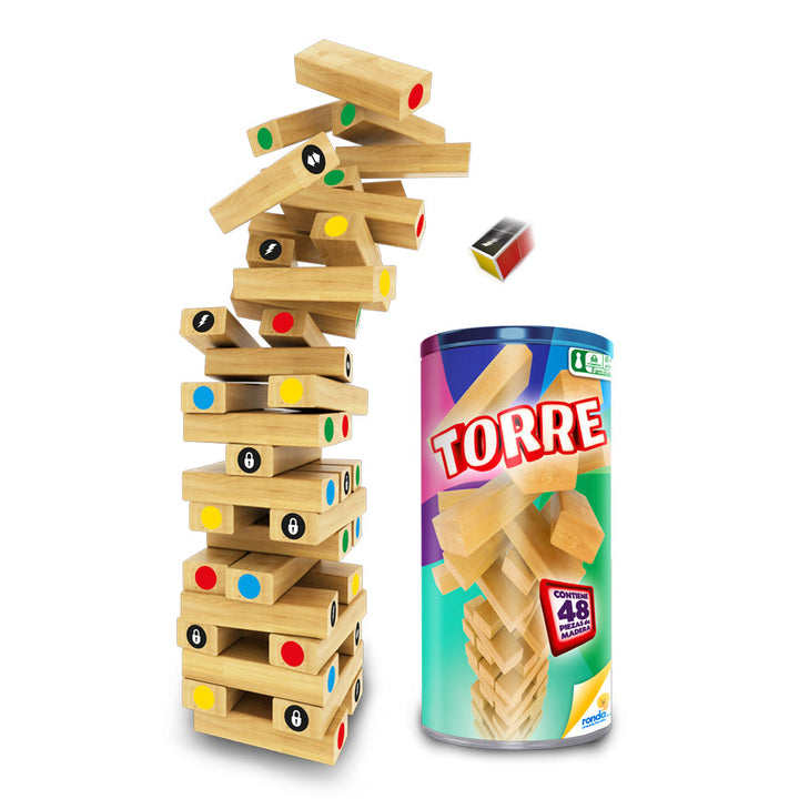 Juego De Mesa Diversión Torre De Madera Familia