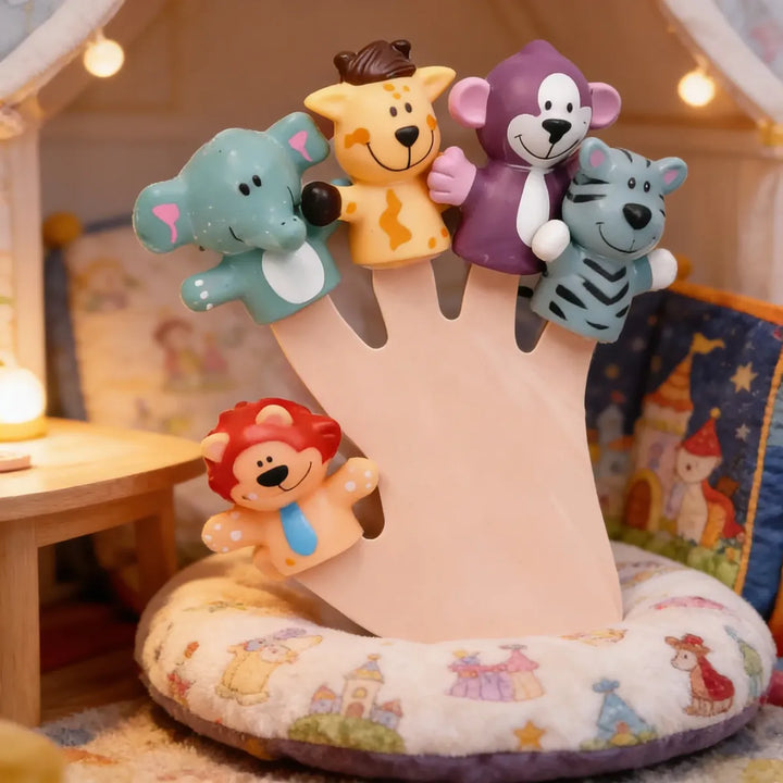 Set De Títeres De Dedo Animales Para Cuentos Para Niños