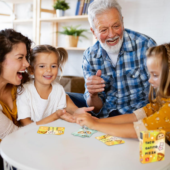 Juego De Mesa Taco Gatito Pizza Adulto Niños