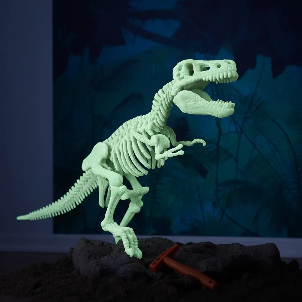 Juego Didáctico T-rex Fosforescente Niños