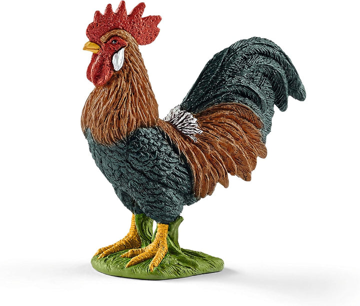 Figura Coleccionable Animales Gallo Pintada A Mano