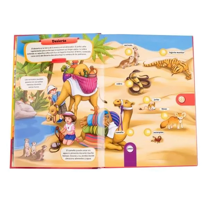 Libro Didáctico El Mundo De Los Animales Sonidos Niños