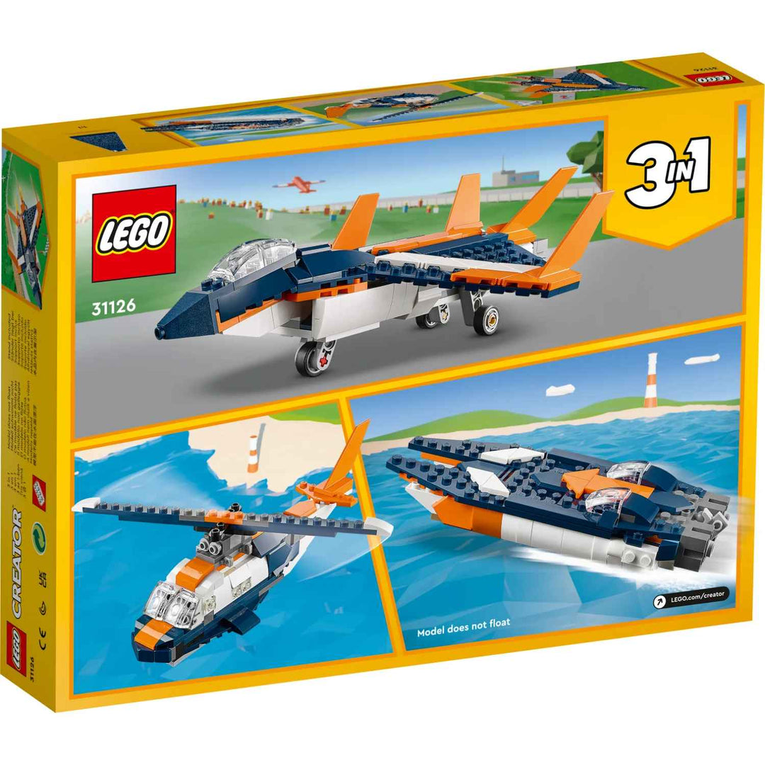 Lego Armatodo 3 En 1 Avión Jet 215 Piezas Niños