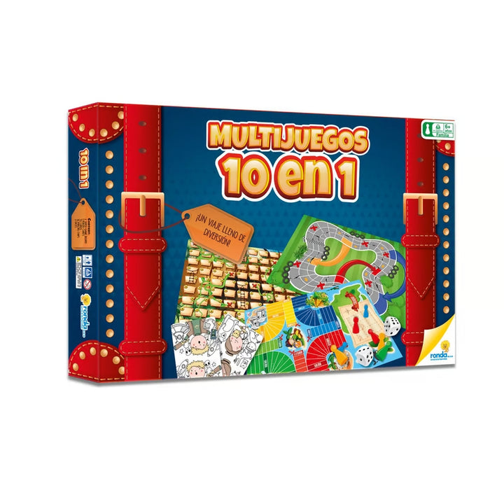 Juego De Mesa Multijuegos 10 En 1 Para Familia
