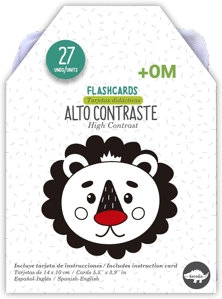 Juego  Flash Cards Alto Contraste para Bebés
