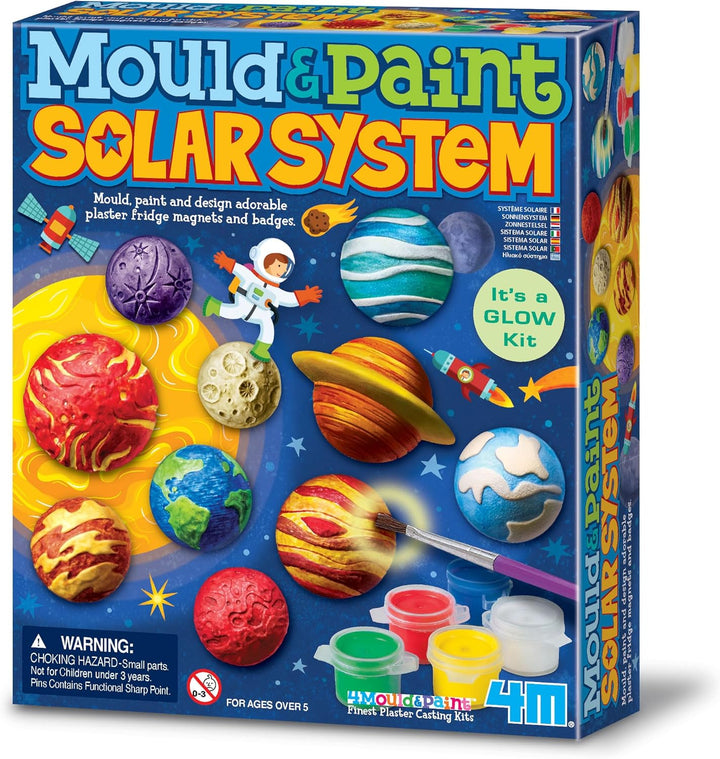 Juego Kit Solar System Moldea Y Pinta Brilla En Oscuridad