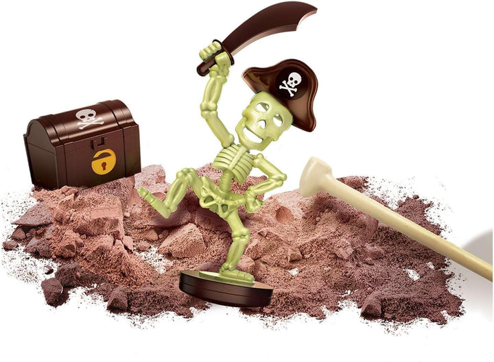 Juego De Experimento Excava Un Pirata Luminoso Para Niños