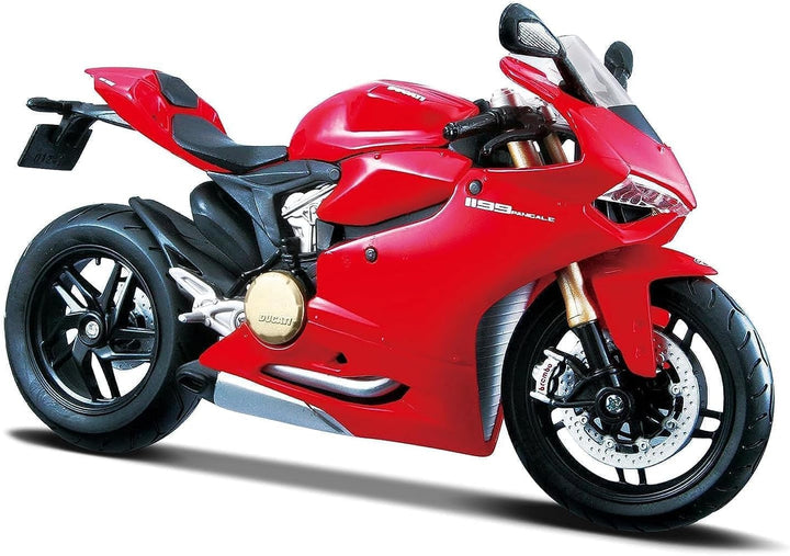 Moto Armable Escala 1/12 Maisto Ducati 1199 Panigale Rojo