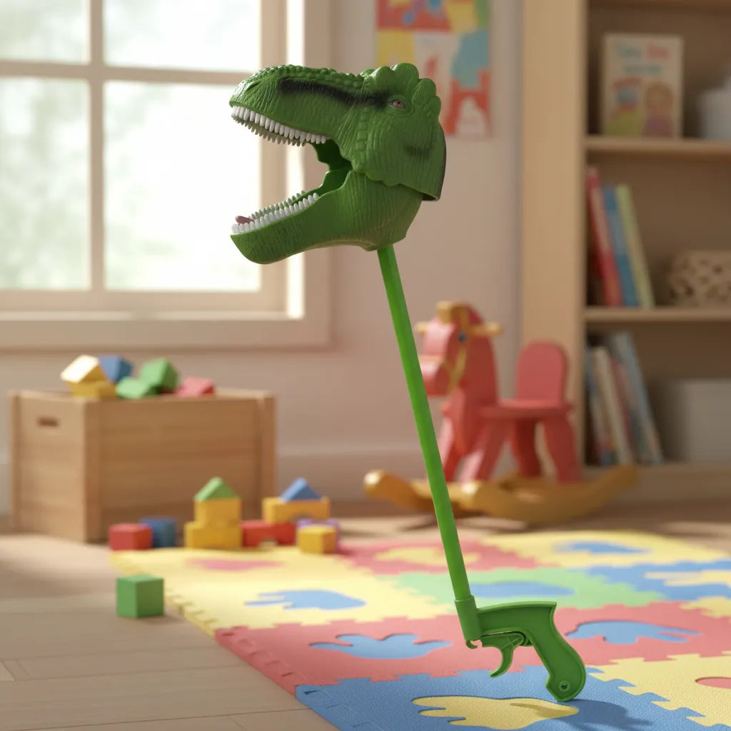 Juguete Figura Mordedor De Pargo T-rex Verde Para Niños