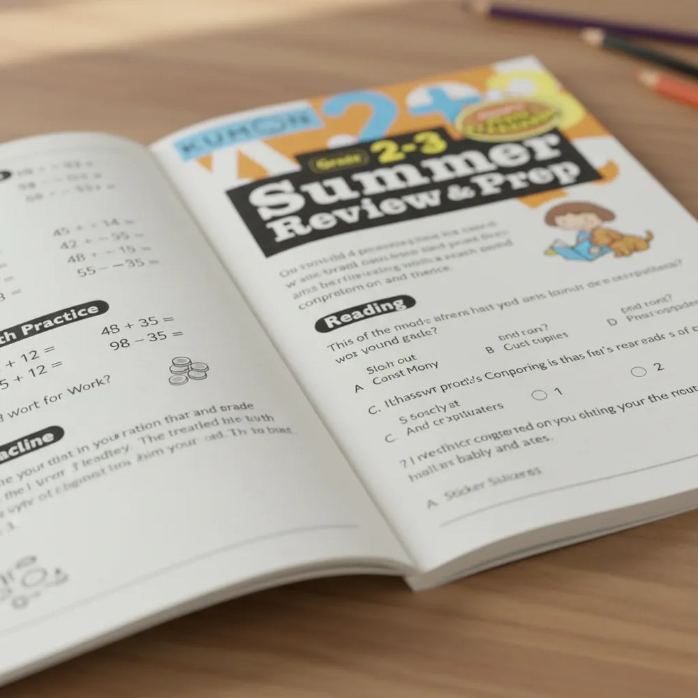Libro Kumon Preparacion Matematicas Y Lectura Grado 2-3