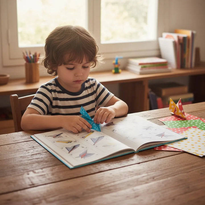 Libro Crea Origami Aviones Para Niños Adultos